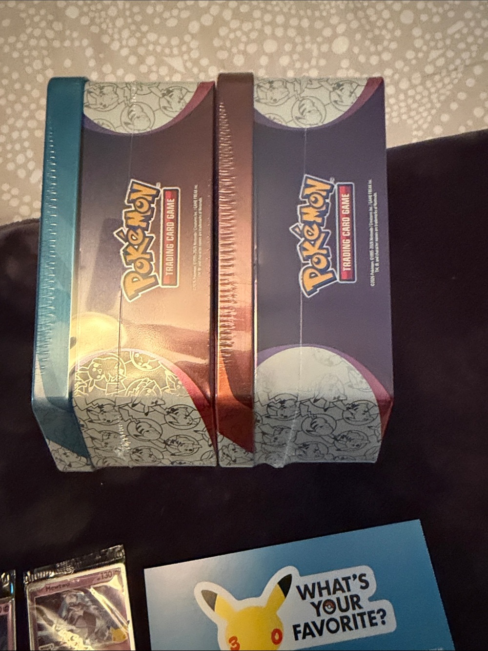 Pokemon 30th Anniversary collection Tin Set of 2 from Target w/promo cards etc - Picture 13 of 16